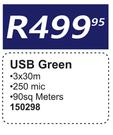 USB Green 3 x 30m 150298