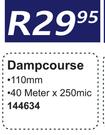 Dampcourse 110mm 144634