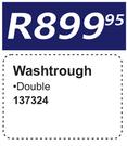 Wash Trough Double 137324