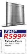 Palisade Fence 156012