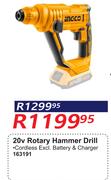 Ingco 20V Rotary Hammer Drill 163191