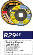 Ingco Sanding Flapper Disc 115mm 152654-6