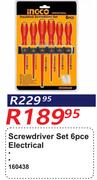 Ingco Screwdriver Set- 6 Piece Electrical