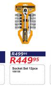 Ingco Socket Set- 12 Piece