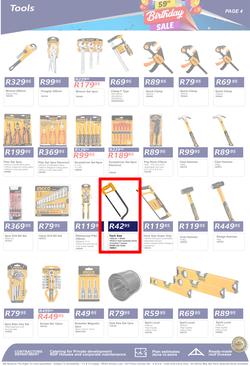 K Carrim Builders Mecca : 59th Birthday Sale (10 October - 04 December 2023), page 4