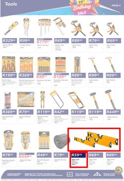 K Carrim Builders Mecca : 59th Birthday Sale (10 October - 04 December 2023), page 4