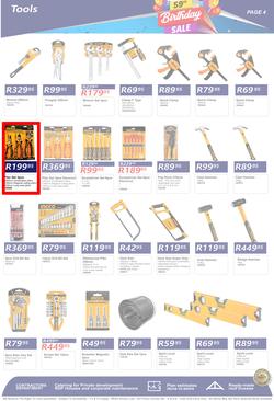 K Carrim Builders Mecca : 59th Birthday Sale (10 October - 04 December 2023), page 4