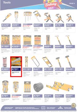 K Carrim Builders Mecca : 59th Birthday Sale (10 October - 04 December 2023), page 4