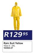 Rain Suit Yellow 163924-27