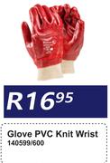 Glove PVC Knit Wrist 140599/600