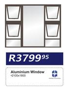 Aluminium Window-2100 x 1800