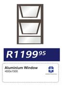 Aluminium Window-600 x 1500