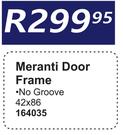 Meranti Door Frame 164035