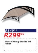 Door Awning Bronze 156751-1m