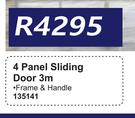 4 Panel Sliding Door 135141- 3m