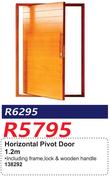 Horizontal Pivot Door 138292-1.2m