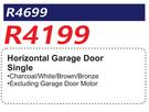 Horizontal Garage Door Single