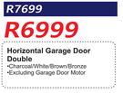 Horizontal Garage Door Double