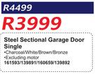 Steel Selection Garage Door Single 161593/139891/160659/139892