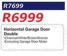 Horizontal Garage Door Double