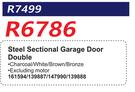 Steel Selection Garage Door Double 161594/139887/147990/139888
