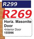 Horiz. Masonite Door 155996