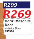 Horizontal Masonite Door 155996