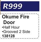 Okume Fire Door 138128