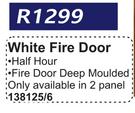 White Fire Door 138125/6