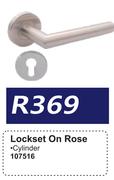 Lockset On Rose 107516