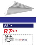 Colonial Ceiling Cornice 100x100x140-Per M