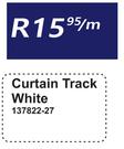 Curtain Track White 137822-27-Per m