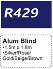 Alum Blind 1.5m x 1.8m