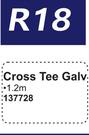 Cross Tee Galv 1.2m 137728