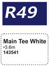 Main Tee White 3.6m 143541