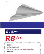 Ceiling Cornics Kedi (8m) Pack 169210-100 x 100 x 140-Per m