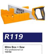 Ingco Mitre Box + Saw 155192