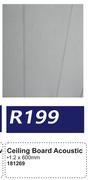Ceiling Board Acoustic 1.2 x 600mm 181269