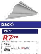 Ceiling Cornics Alina (8m) Pack 137654-100 x 95 x 140 Per m