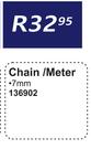 Chain/Meter 136902-7mm