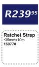 Ratchet Strap 160770-35mm X 10m