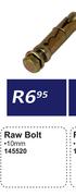 Raw Bolt 145520-10mm