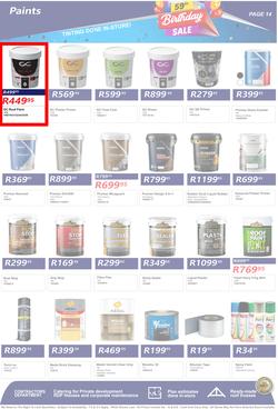 K Carrim Builders Mecca : 59th Birthday Sale (10 October - 04 December 2023), page 14