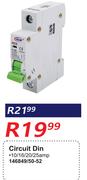 Circuit Din 10/16/20/25Amp 146849/50-52