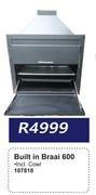 Built In Braai 600 107818