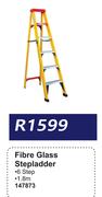 Fibre Glass Step Ladder 6 Step 1.8m 147873