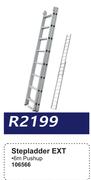 Step Ladder Ext 6m Pushup 106566