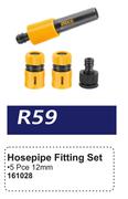 Ingco Hosepipe Fitting Set 161028