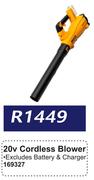 Ingco 20V Cordless Blower 169327