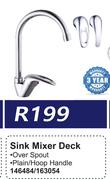 Sink Mixer Deck 146484/163054
